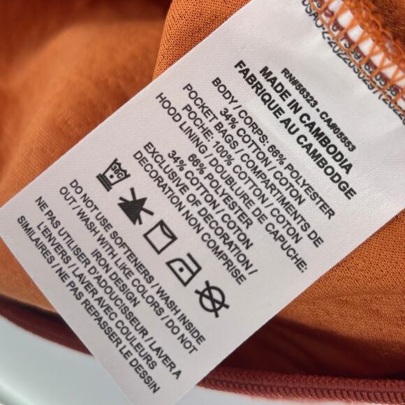 Nike Tech Pack Orange Therma Fit ADV Engineered Pullover Hoodie Sweatshirt - Picture 12 of 12